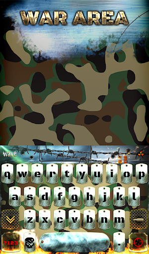 War Area Animated Keyboard + L Screenshot 1