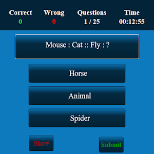 Analogy MCQ Screenshot 1