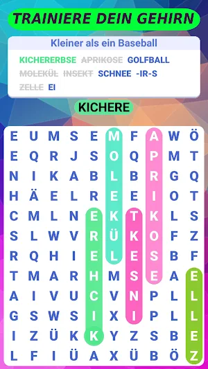 Wortsuche - Wortspiel Deutsch Screenshot 3