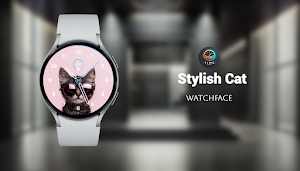 Stylish Cat - watch face Screenshot 0