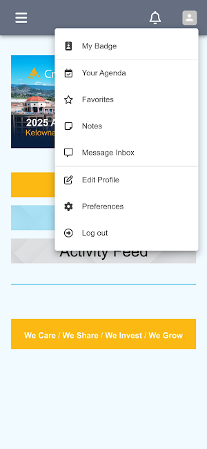 Crowe MacKay Events Screenshot 2