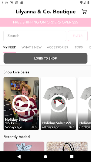 Lilyanna & Co. Boutique Screenshot 1