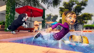Virtual Baby Life Simulator - Baby Care Games 3D Screenshot 0