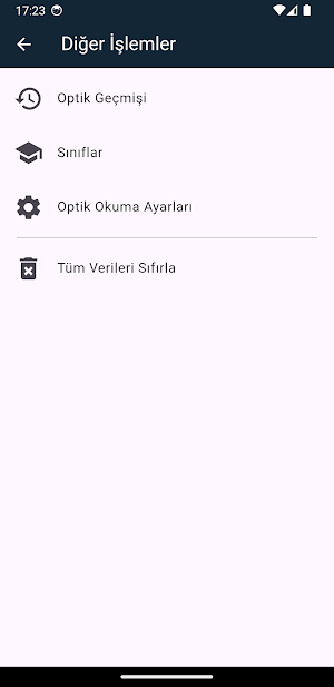 Motivasyon Optik Okuma Screenshot 3