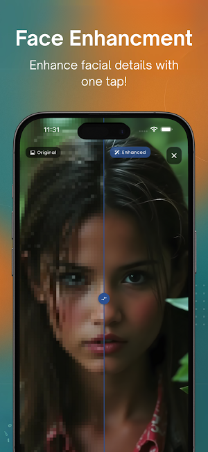 Upscale: Enhance photo quality Screenshot 1
