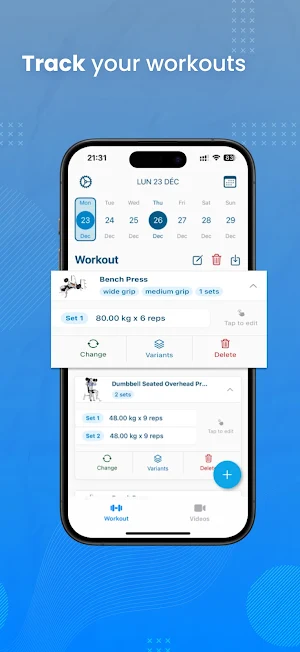 Capua - Powerlifting Tracker Screenshot 3