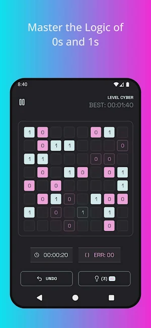 BinaryFlow: Logic Puzzle Screenshot 0