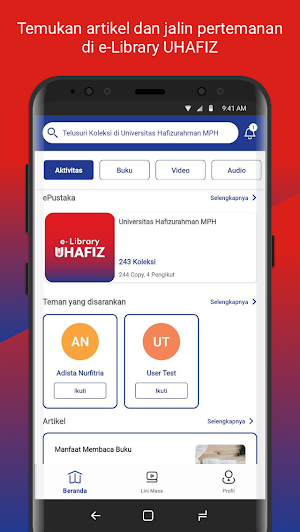 e-Library UHAFIZ Screenshot 3