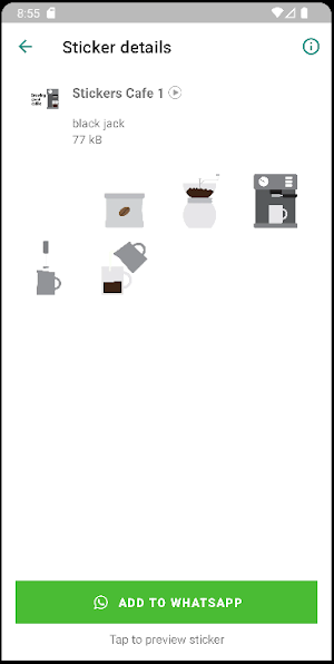 Stickers de Cafe Screenshot 1