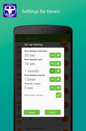 Pullups my workout Screenshot 3