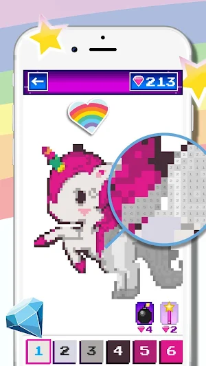Unicorn Pixel - Color by Number Screenshot 0