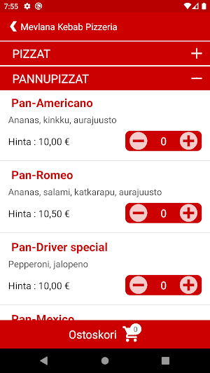 Mevlana Kebab Pizzeria Screenshot 2