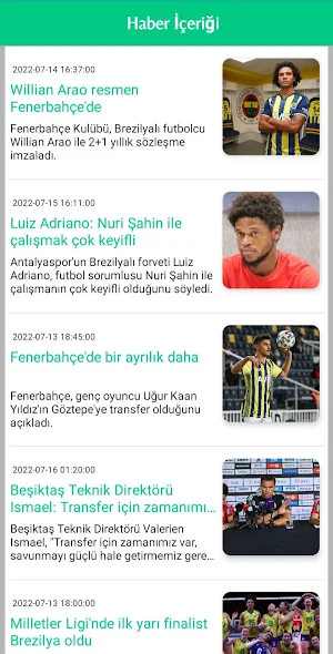 Spor Manşet Screenshot 1