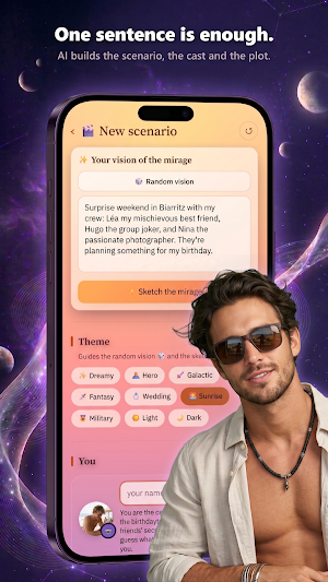 Mirage: AI Chat & Stories screenshot 1