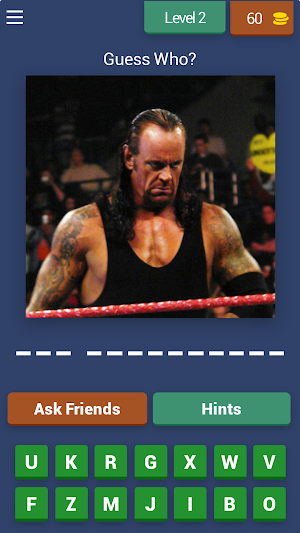 WWE Superstar Quiz Screenshot 1