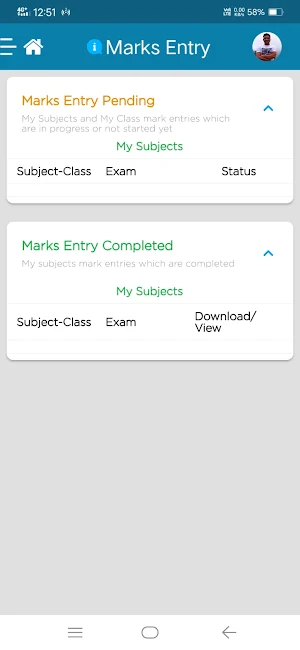 Jagadguru School Staff App Screenshot 1