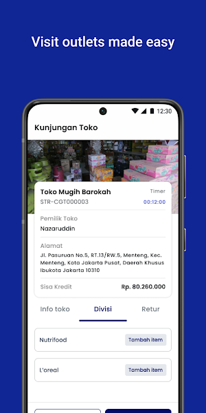 Unirama - Sales App Screenshot 2