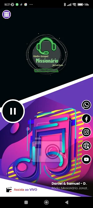 Rádio Missionário Jonathan Screenshot 2
