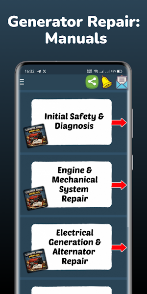 Generator Repair: Manuals Screenshot 2