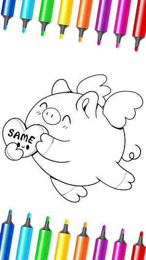 Squishmallow Coloring Game Screenshot 1