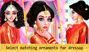 Indian Wedding Designer Sarees Beauty Salon Makeup Screenshot 3