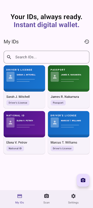ID Scanner: Scan & Store IDs Screenshot 0