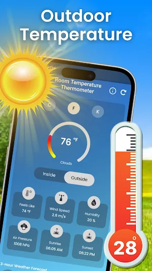 Real Thermometer: Temperature Screenshot 2
