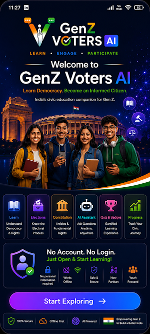 GenZ Voters AI Screenshot 1
