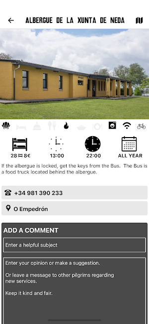 Wise Pilgrim Camino Inglés Screenshot 2
