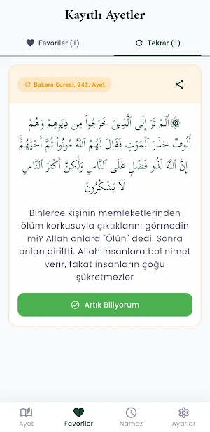 Her Gün Bir Ayet Screenshot 3