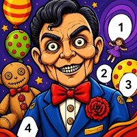 Creepy Doll Color by Number