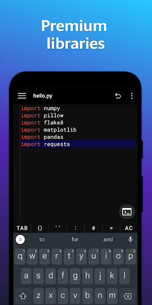 Python Mobile IDE - Pro Screenshot 3