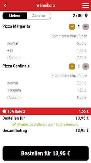 Number 1 Pizza & Kebap Screenshot 1