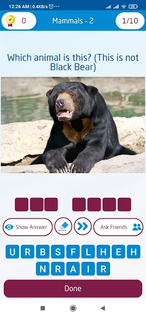 Animal Quiz - Guess The Animal Screenshot 2