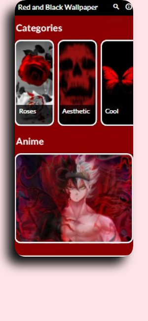Red and Black Wallpaper Screenshot 2