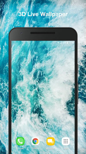 Ocean Waves HD Live Wallpaper Screenshot 0