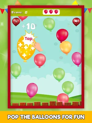 Baby Balloon Pop Kids Popping Screenshot 0