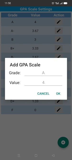 My GPA Calculator Screenshot 3