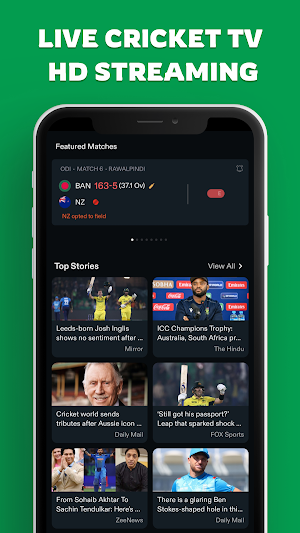 Live Cricket TV HD 2025 Screenshot 2