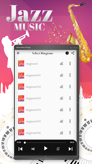 Smooth jazz ringtones screenshot 2