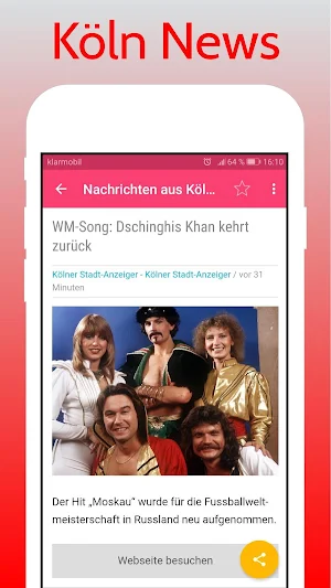 Köln Aktuelle Nachrichten Screenshot 2