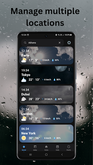 Weather Clock Screenshot 1