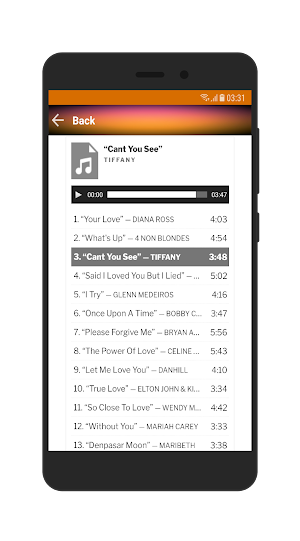 Romantic Love Songs Screenshot 2