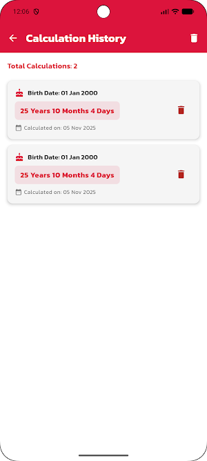 Age Calculator Screenshot 1