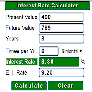 Interest Rate Calculator Screenshot 2