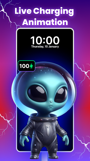 Live Battery Charging Effect Screenshot 0