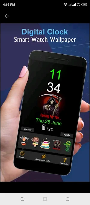 Analog clock live wallpaper Screenshot 2