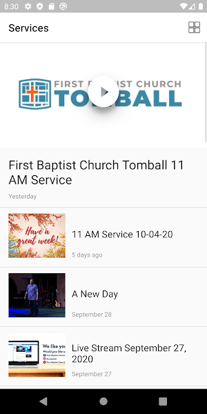 First Baptist Church Tomball Screenshot 1