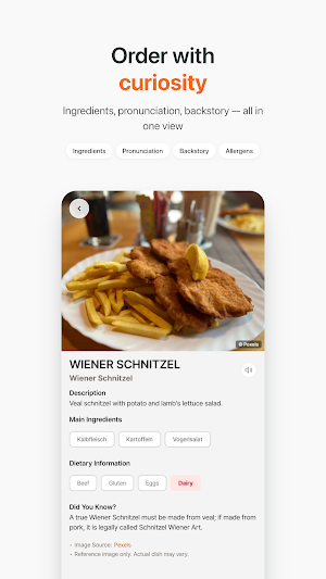 One-BiteLens: Menu Translator Screenshot 2