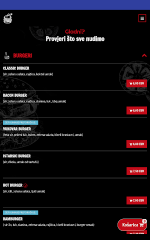 Bamburger Vukovar Screenshot 2